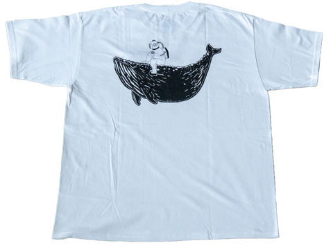 T-Shirt Ballena Azul Blanca